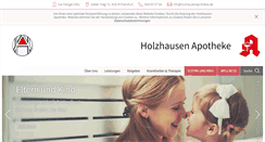 Desktop Screenshot of holzhausenapotheke.de